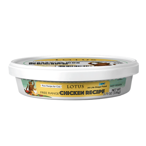 Lotus Pet Food Frozen Raw Cat Food - Chicken - 3.5oz Tub