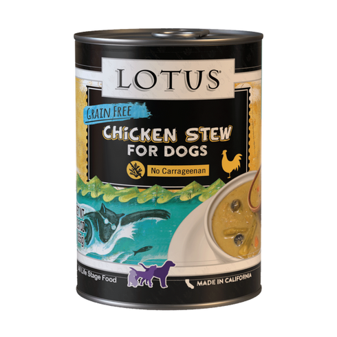 Lotus Pet Stews Wet Dog Food - Chicken - 12.5oz Can