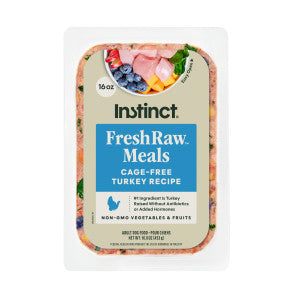 Instinct FreshRaw Meals Frozen Dog Food - Turkey - 16oz Package