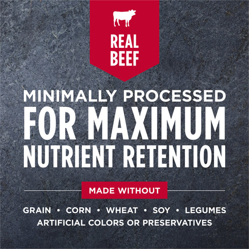 Instinct Raw Frozen Bites Frozen Dog Food - Real Beef - 6lb Bag