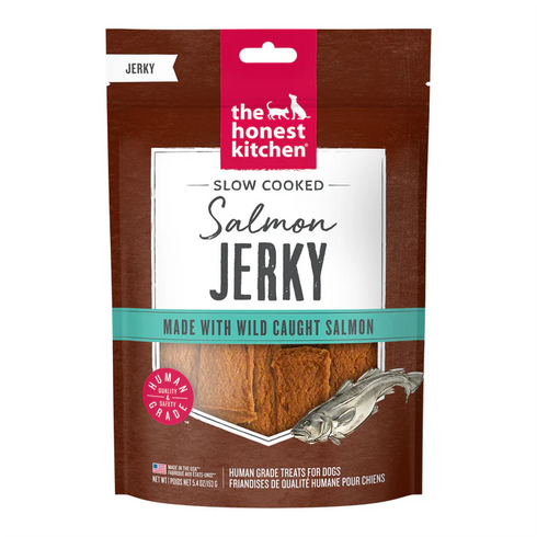 The Honest Kitchen Slow Cooked Jerky Chews Dog Treats - Salmon - 5.6oz Pouch