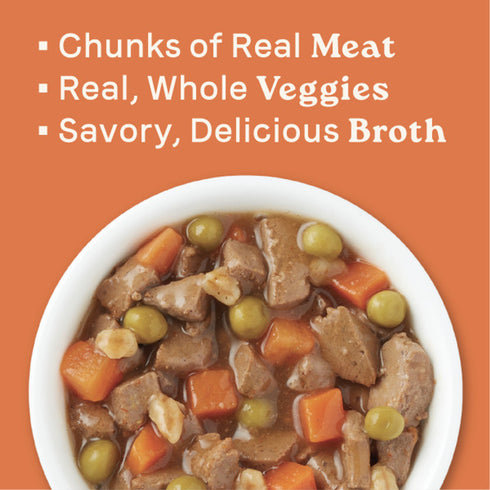 Canidae All Life Stages Chunky Stew Toppers Wet Dog Food - Multi Protein & Veggie - 12oz Can