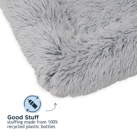 Tall Tails Cuddle Crate Dog Bed - Gray - Medium