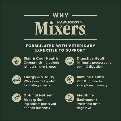 Instinct Raw Boost Mixers Mobility Support Dog Food Topper - Chicken - 5.5oz Pouch