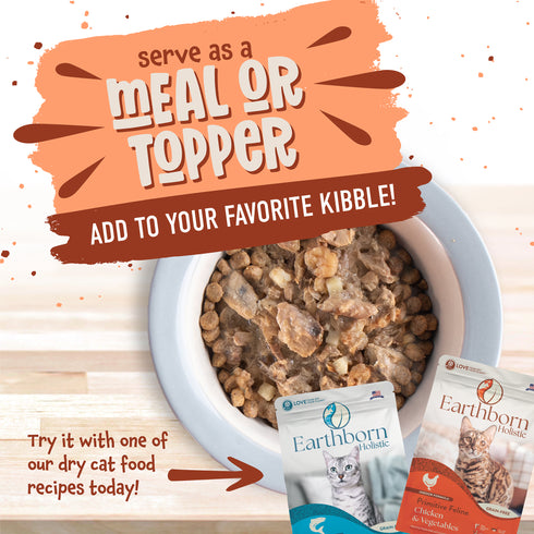 Earthborn Holistic Wet Cat Food - Catalina Catch Mackerel & Shrimp - 5.5oz Can