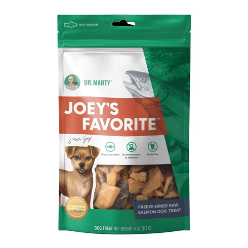 Dr. Marty Joey's Favorite Raw Salmon Dog Treats 4oz - Poudre Pet and Feed Supply
