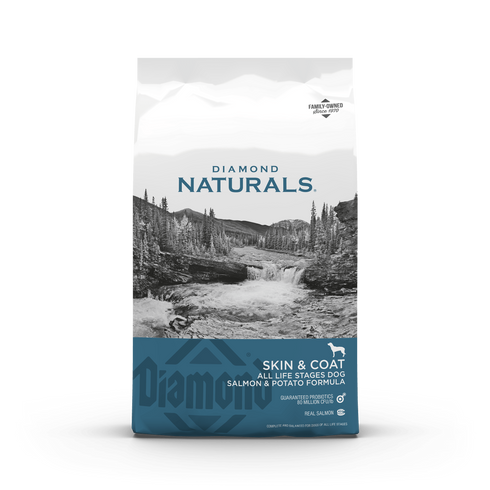 Diamond Naturals Skin & Coat Dry Dog Food - Salmon & Potato - 30lb Bag