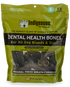 Indigenous Mini Dental Health Bones Dog Treats - Original Fresh Breath Formula - 40 Count