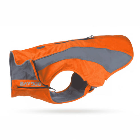 Bay Dog Saginaw 2.0 Fleece Dog Coat - Small - Orange