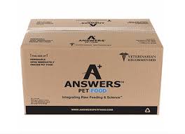 A+ Answers Detailed Raw Beef Dog Food 20 lb