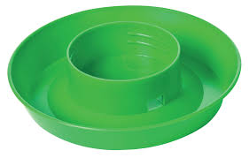 Little Giant Screw-On Poultry Waterer Base - Green