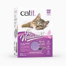 Catit Go Natural! Pea Husk Clumping Cat Litter - Lavender - 12.3lb Box
