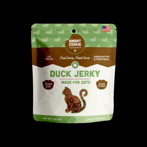 Smart Cookie Duck Jerky Cat Treats - 2oz Pouch