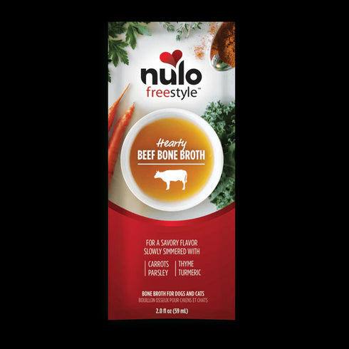 Nulo Homestyle Bone Broth Cat & Dog Food Topper - Beef - 2oz Pouch