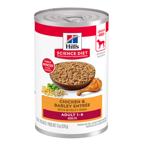 Hill's Science Diet Adult 1-6 Wet Dog Food - Chicken & Barley - 13oz Can