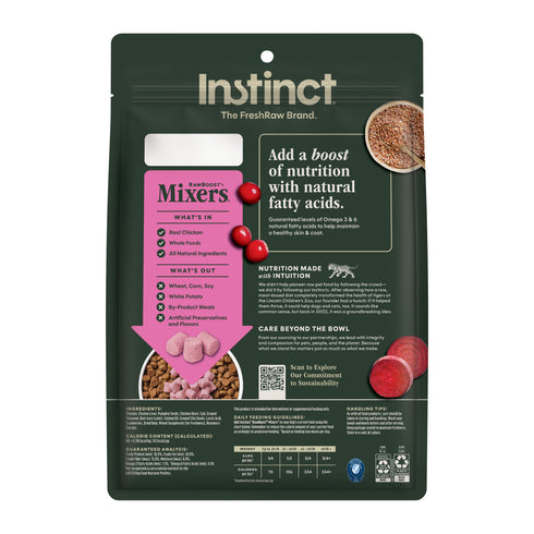 Instinct Raw Boost Mixers Skin & Coat Dog Food Topper - Chicken - 5.5oz Pouch