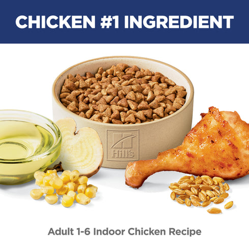 Hill's Science Diet Adult Indoor Dry Cat Food - Chicken - 7lb Bag