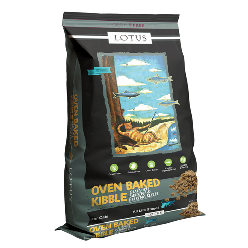 Lotus Pet Food Dry Cat Food - Sardine & Herring - 2.2lb Bag