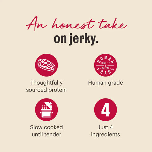 The Honest Kitchen Slow Cooked Jerky Chews Dog Treats - Salmon - 5.6oz Pouch