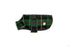 Chilly Dog Blanket Dog Coat - Medium - Navy Tartan Plaid