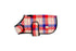 Chilly Dog Blanket Dog Coat - Medium - Red Field Plaid