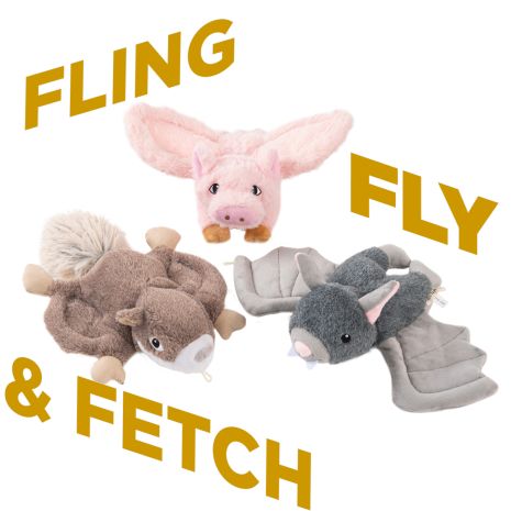 Tall Tails Fling & Fly Eagle Dog Toy - 13"