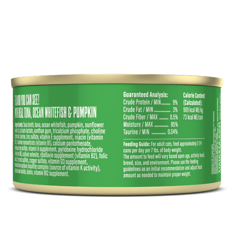 Tiki Cat Friends Minced Wet Cat Food - Tuna, Ocean Whitefish, & Pumpkin - 2.8oz Can