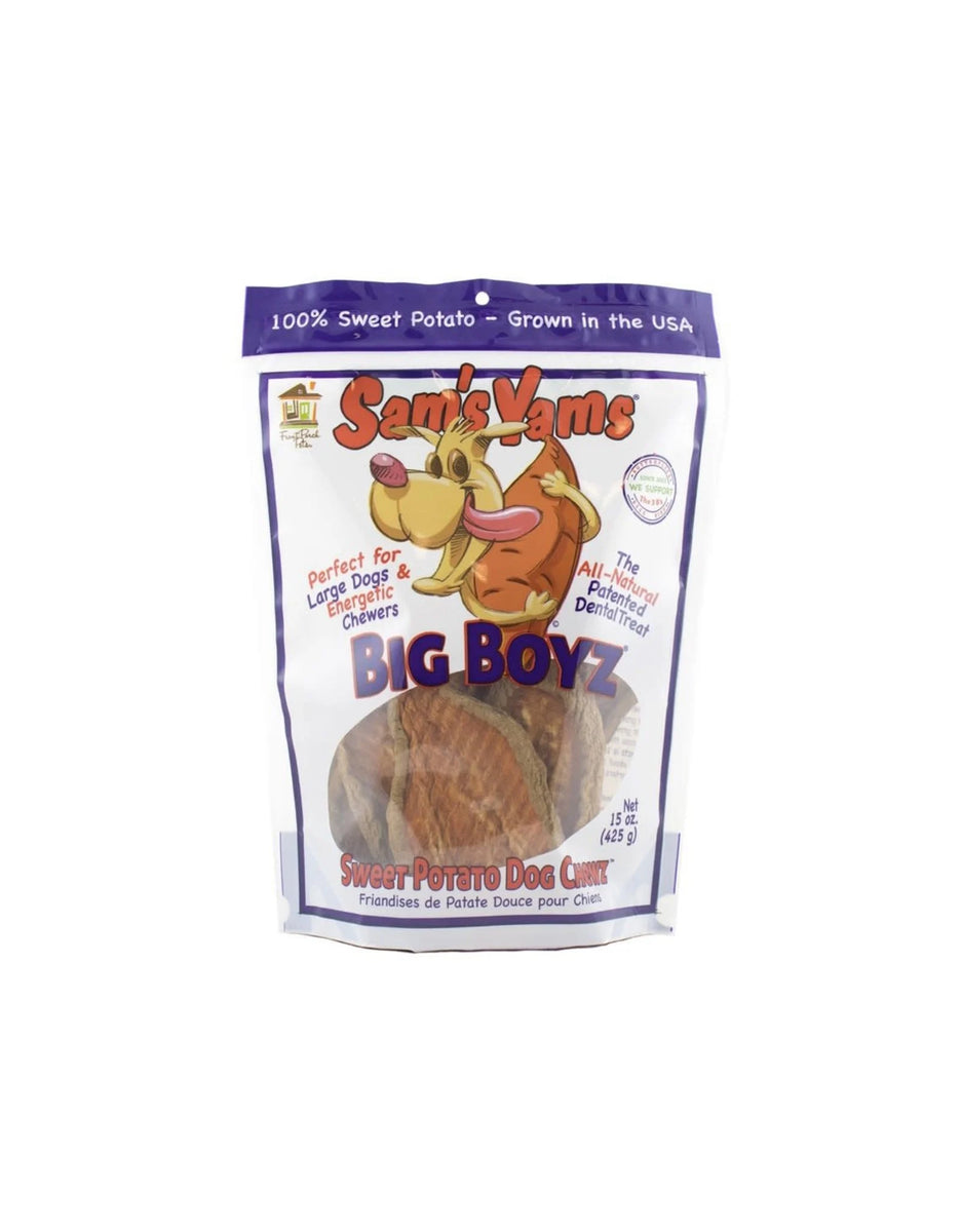 Sam's Yams Stocking Stuffers Big Boyz Dog Treats - Sweet Potato - 4oz ... - Lamb And Sweet Potato Stocking Stuffer Dog