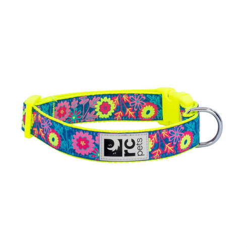 RC Pets Standard Dog Collar - M 1" - Flower Power