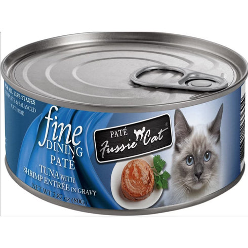 Fussie Cat Tuna Shrimp Fine Dining Canned Cat Food 2.82oz - Poudre Pet and Feed Supply