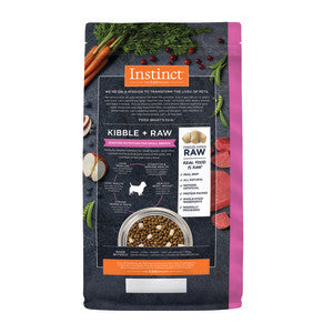 Instinct Grain Free Raw Boost Small Breed Dry Dog Food - Beef - 10lb Bag