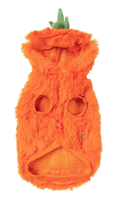 FuzzyYard Hoodie Pumpkin Head Fluffy Hoodie Costume - Size 1