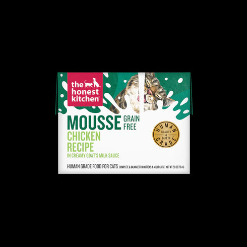 The Honest Kitchen Grain Free Mousse Wet Cat Food - Chicken with Goat's Milk - 2.80oz Tetra Pak