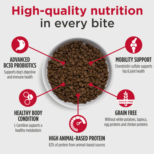 Nulo FreeStyle High Protein Senior Dry Dog Food - Trout & Sweet Potato - 24lb Bag