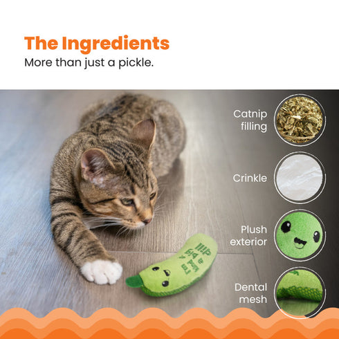 Catstages Crunchy Pickle Kicker Cat Toy