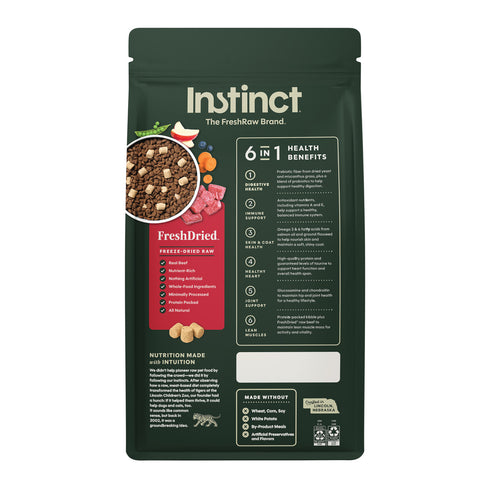Instinct RawBoost Dry Dog Food - Real Beef - 20lb Bag