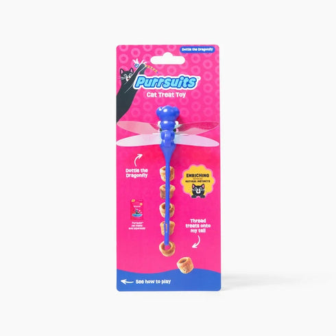 Giddy Kitty Purrsuits Dragonfly Cat Treat Toy