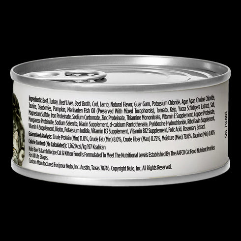 Nulo FreeStyle Pate Wet Cat Food - Beef & Lamb - 5.5oz Can