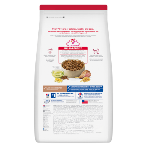Hill's Science Diet Adult 1-6 Small Bites Dry Dog Food - Lamb & Rice - 15lb Bag