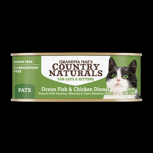 Grandma Mae's Country Naturals Wet Cat Food - Whitefish & Chicken - 5.5oz Can