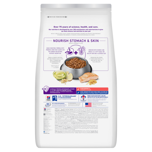 Hill's Science Diet Adult Sensitive Stomach & Skin Dry Dog Food - Salmon & Brown Rice - 24lb Bag