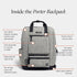 Cleverpup Porter Dog Gear Backpack - Heather Grey