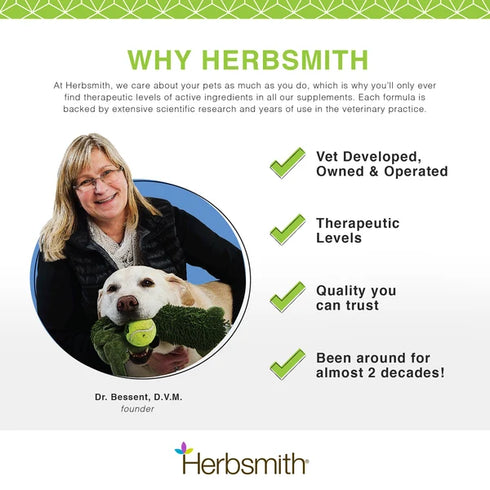 Herbsmith Nutrients Vitamins & Mineral Dog Supplement - 6.5oz Powder