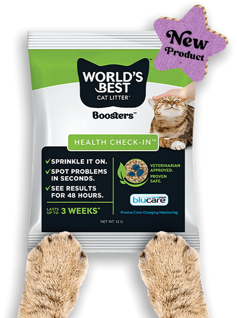 World's Best Cat Litter Health Check-In Litter Booster