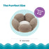 Catstages Purrfect Petals Cat Bed - Tan