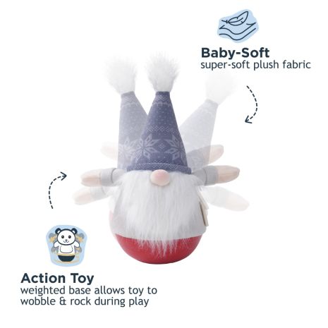 Tall Tails Roly Poly Gnome Dog Toy