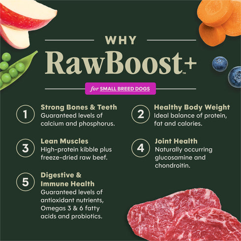 Instinct RawBoost Grain Free Dry Dog Food - Real Beef - 10lb Bag