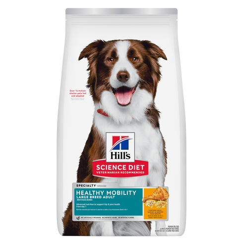 Hill's Science Diet Adult Healthy Mobility Large Breed Dry Dog Food - Chicken & Barely - 30lb Bag