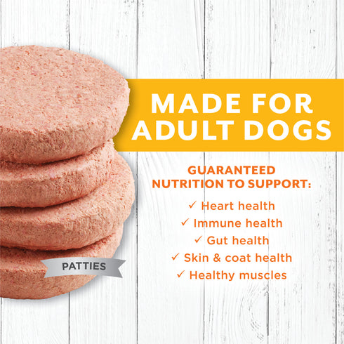 Instinct Raw Longevity Frozen Dog Food Patties - Grass-Fed Chicken - 6lb Bag