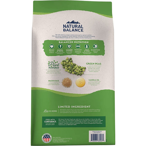 Natural Balance Plant Powered Vegetarian Dog Food 24lb - Poudre Pet and Feed Supply